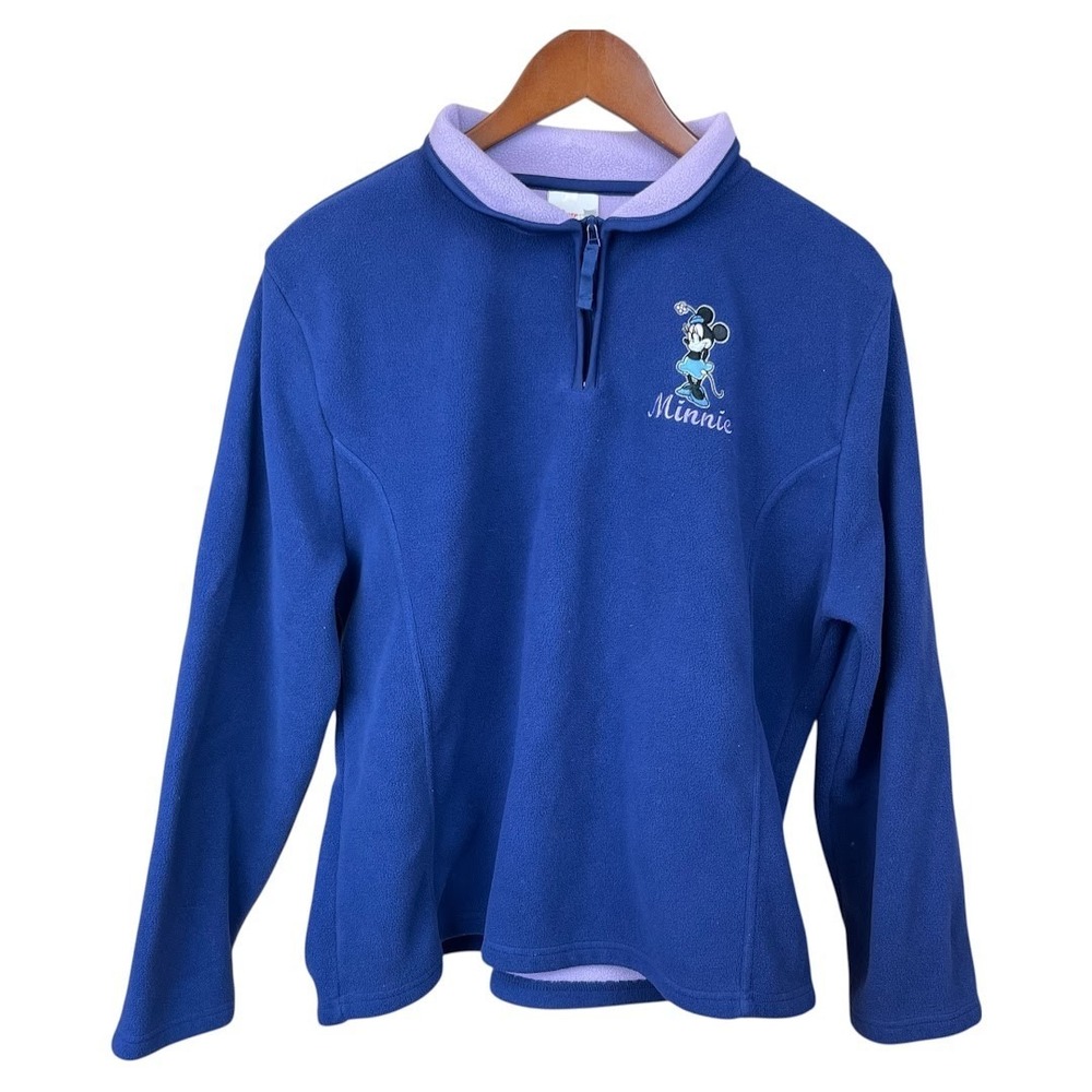 Disney Store‎ Exclusive Minnie 1/4 Zip Fleece L